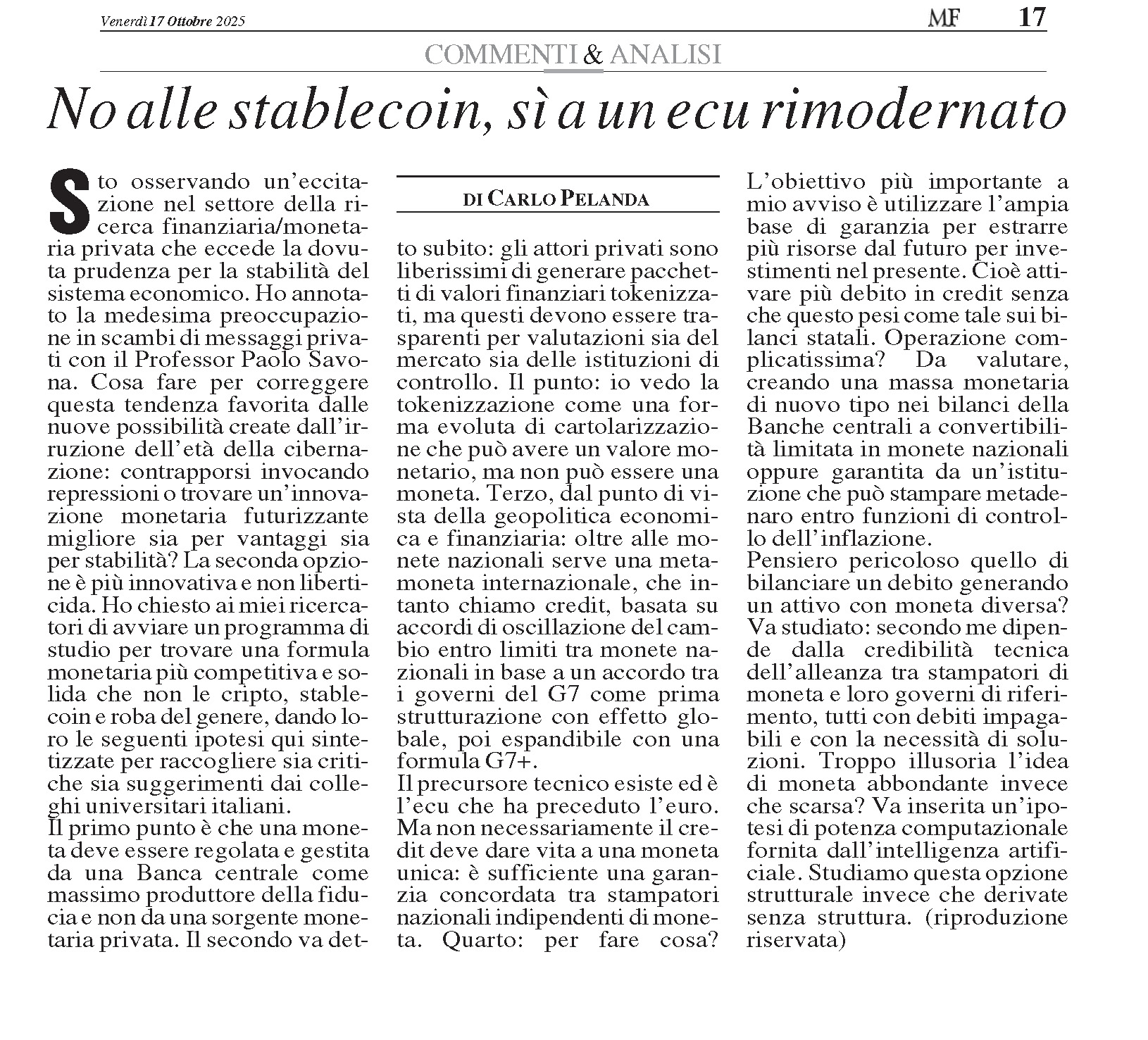 Articolo CP