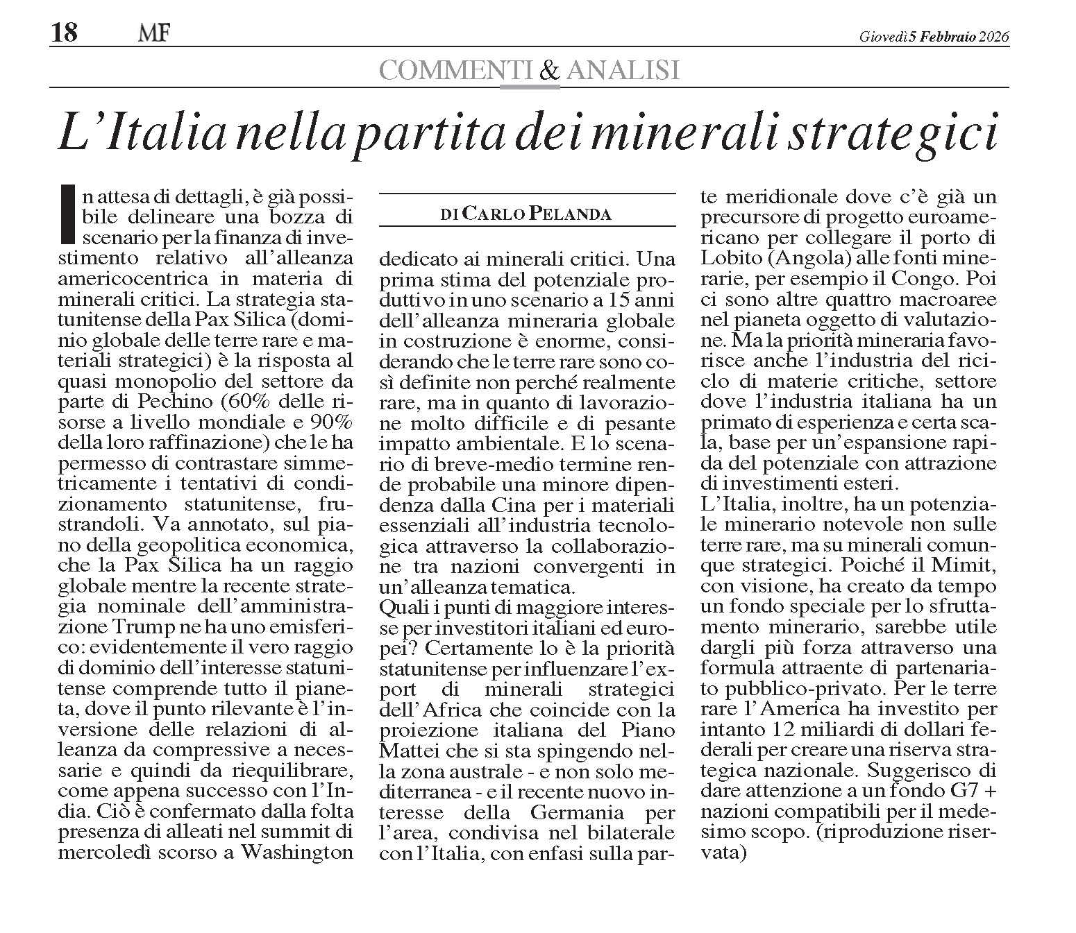 Articolo CP