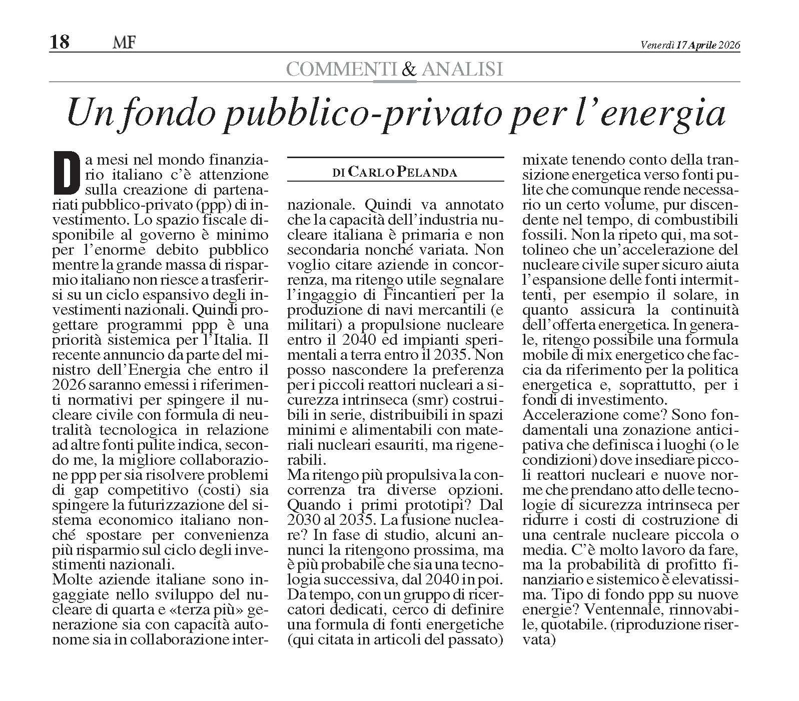 Articolo CP