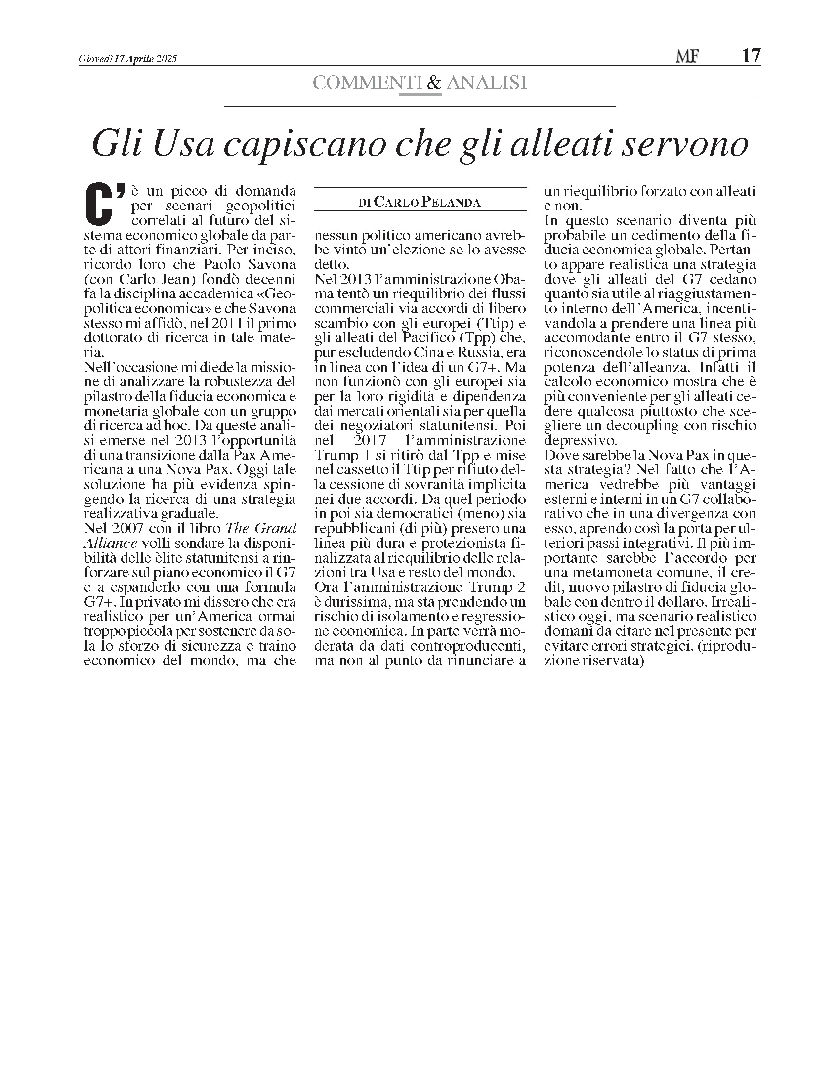 Articolo CP