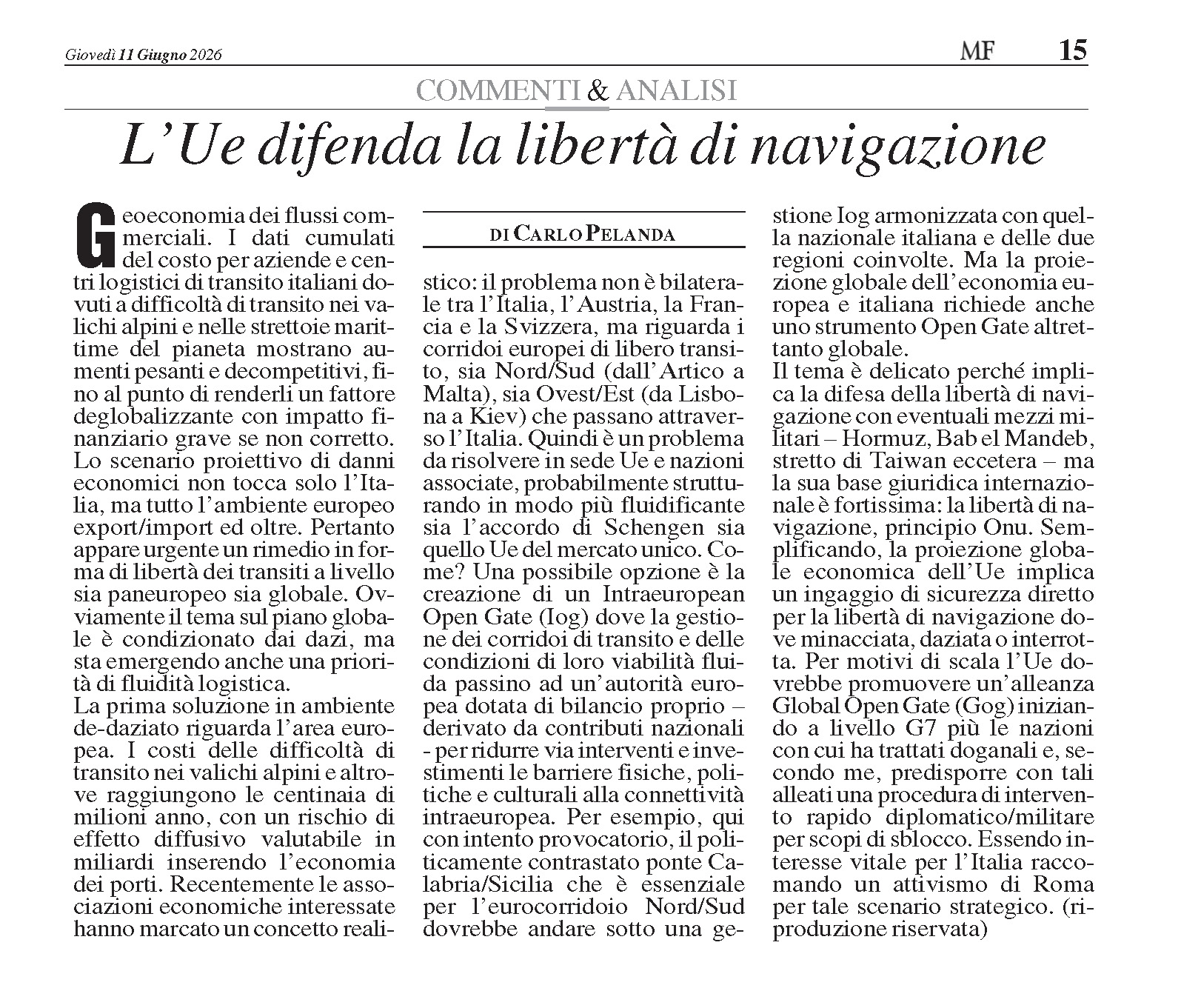 Articolo CP