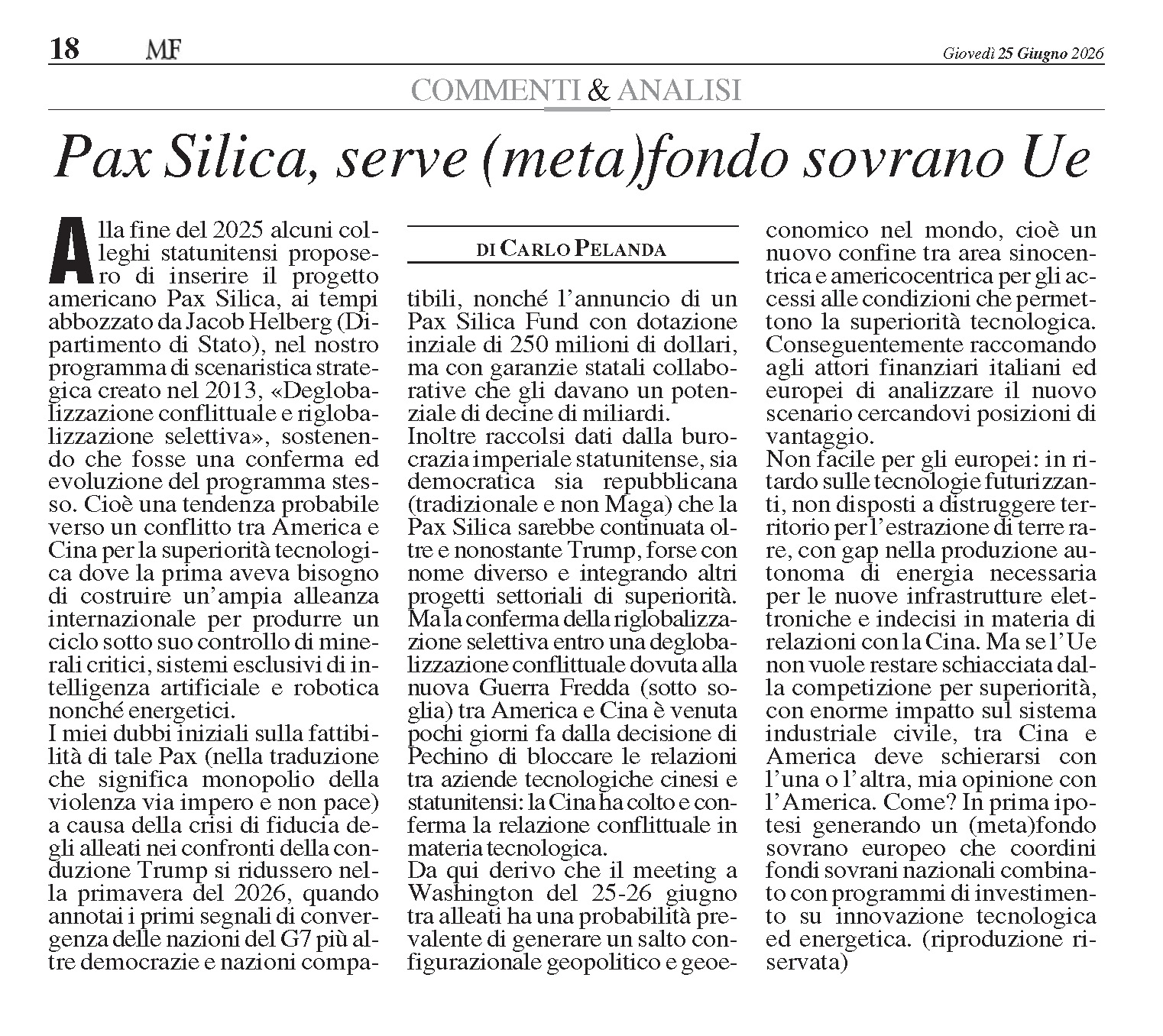 Articolo CP