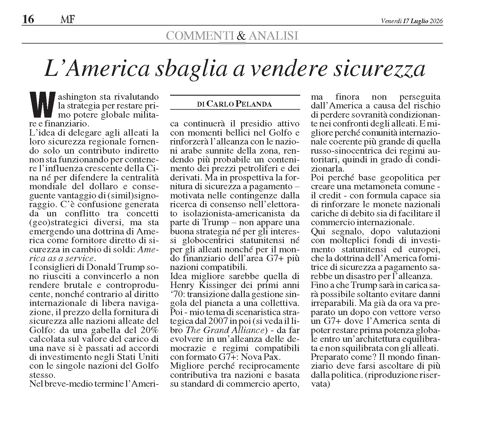 Articolo CP