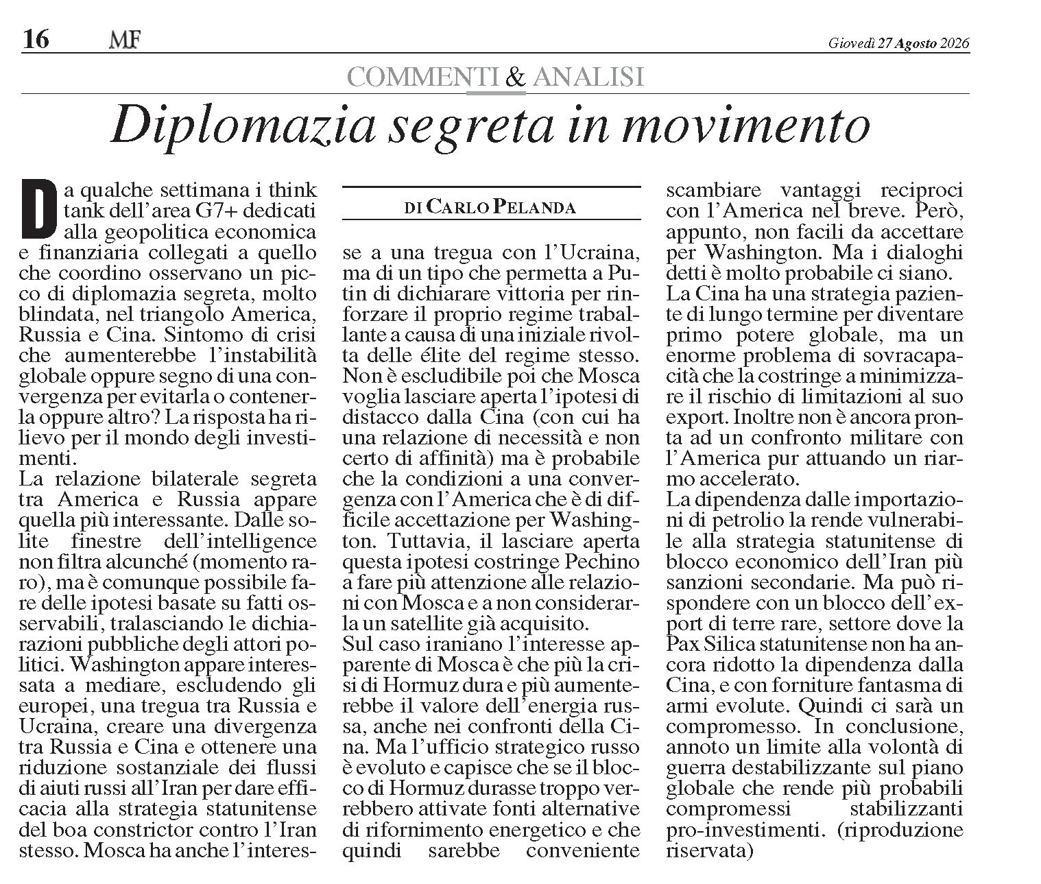 Articolo CP