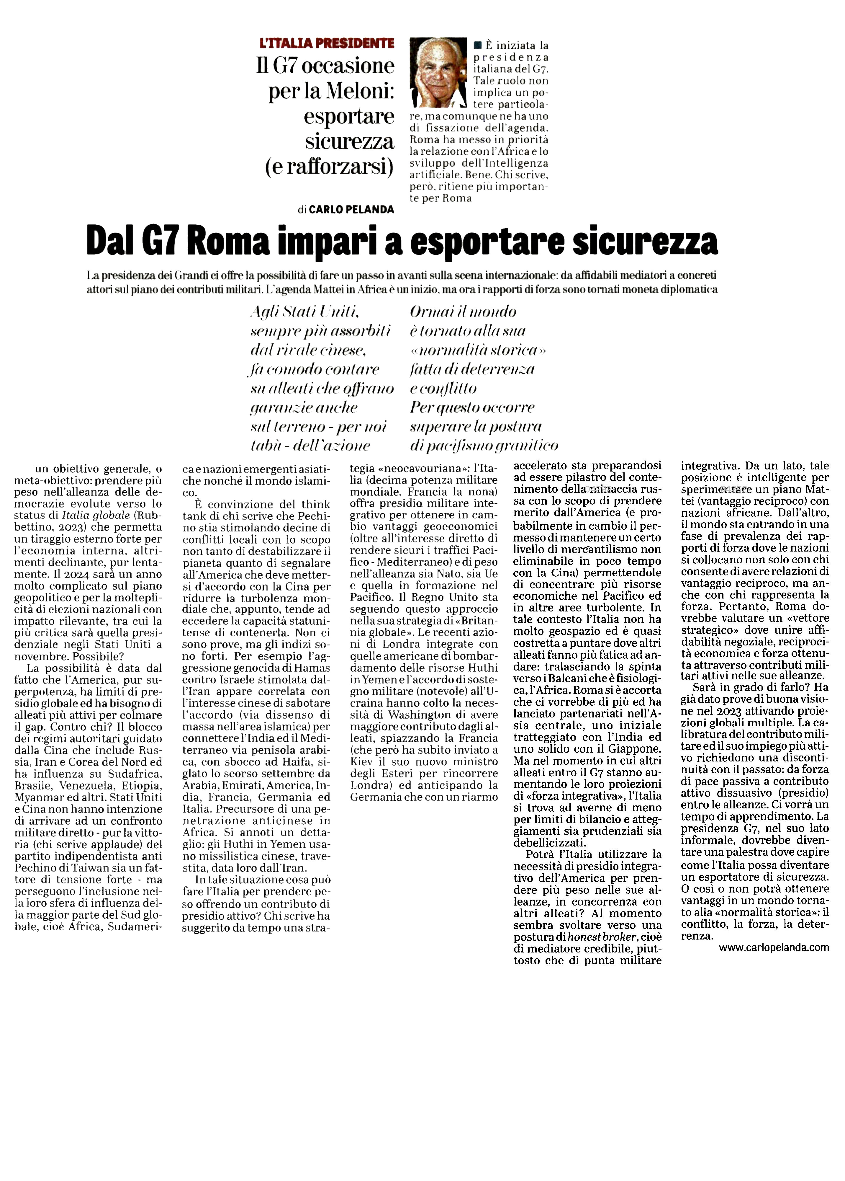 Italia-larelazione-traesportazione-di-sicurezza-e-traino-dell-economia-interna